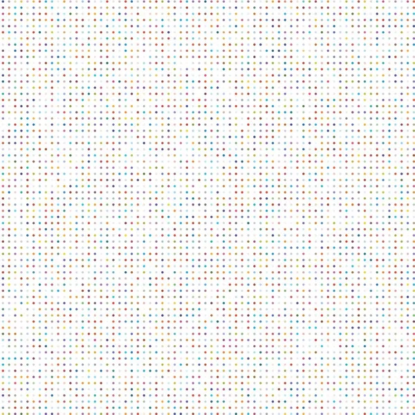 Seamless Pattern Colorful Dots White Background — Stock Photo, Image