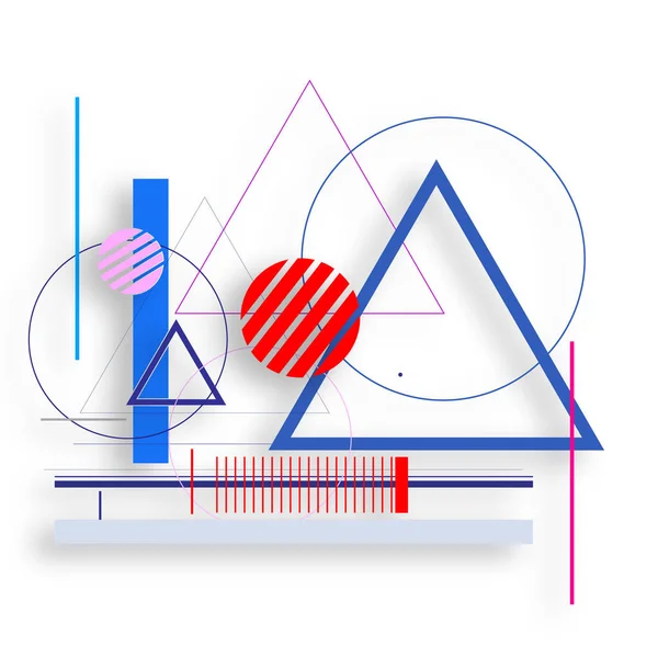Latar Belakang Geometris Abstrak Desain Modern — Stok Foto