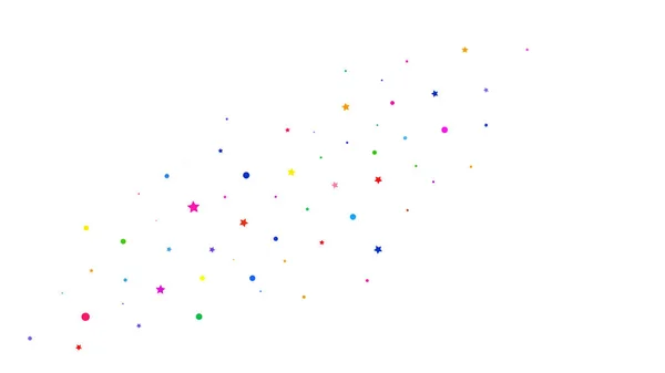 Confeti Colorido Forma Estrellas — Foto de Stock