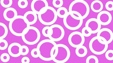 Çemberli kusursuz geometrik desen. 