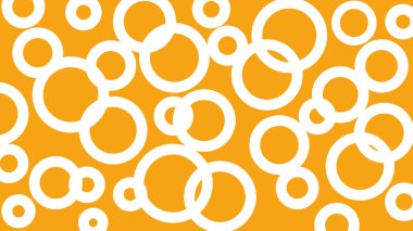 turuncu arkaplan ve daireler