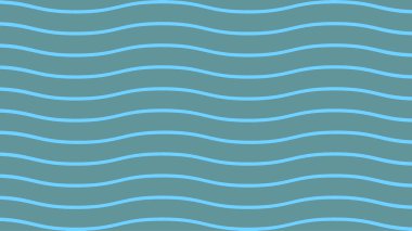 Mavi dalgalı çizgileri olan soyut ve pürüzsüz desen