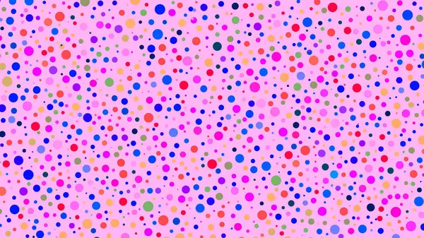 seamless pattern of colored spots