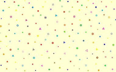  Renkli konfeti dekoratif tasarımı. dizayn için desen, pankart,