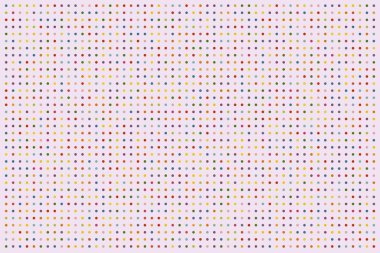 Beyaz arka plan üzerinde renkli nokta