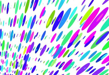 Renkli daireli desen