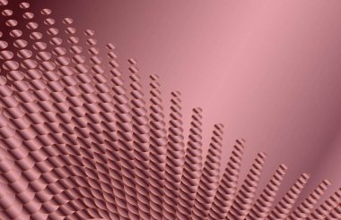 Geometrik desenli soyut pembe arkaplan. 3D görüntüleme, 3D resimleme