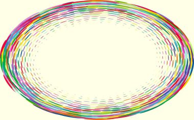 Renkli daire. soyut arkaplan tasarımı