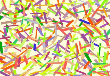 Renkli çizgili desen