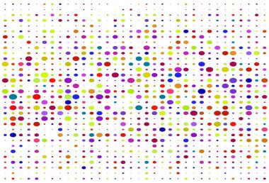 Renkli noktalar desenli soyut arkaplan.