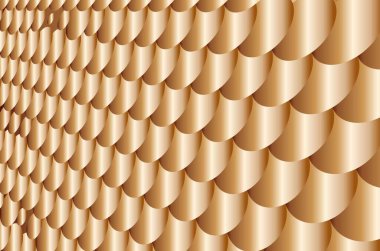 Metal elementlerle soyut geometrik arkaplan