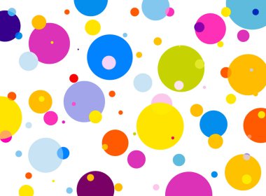 Beyaz arka planda konfeti. Renkli konfeti. 