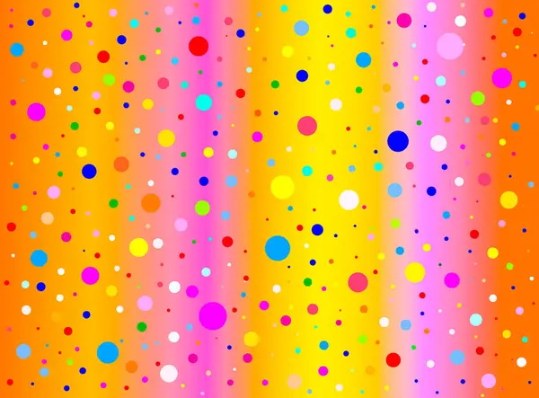  renkli arka plan ile noktalar