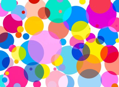 Çemberli soyut renkli arkaplan