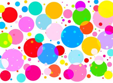 Konfeti ile renkli arka plan 