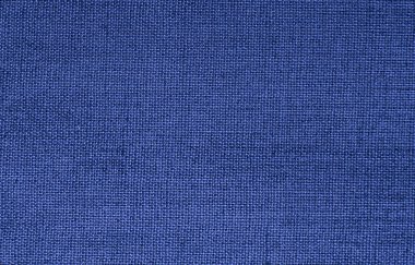 Mavi kumaşın dokusu, yakın plan.