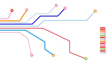  Modern teknoloji geçmişi. devre kartı ile desen