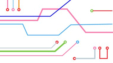  Modern teknoloji geçmişi. devre kartı ile desen