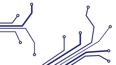 Şeffaf arkaplanda devre kartı olan desen