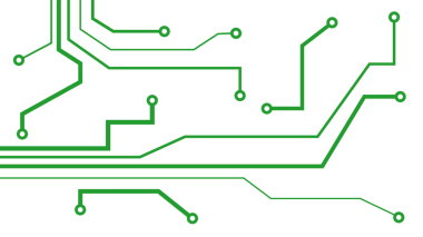 Devre kartı biçiminde simge. dijital arkaplan. düz çizgi biçimi.