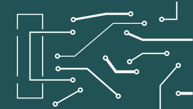 ağ simgesi. bağlı satırlar.