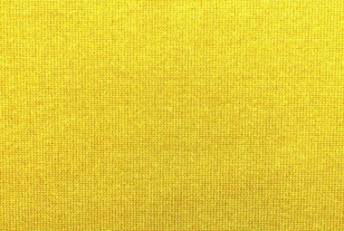 Metin için boş alanı olan sarı renkli tekstil arkaplanı. 
