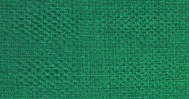 Doğal arkaplan olarak yeşil kumaş dokusu, üst görünüm 