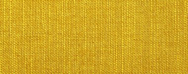 Arkaplan için sarı kumaş dokusu. 