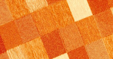 Sarı ve turuncu kumaş. doku arkaplanı