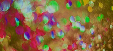 Renkli bulanık bokeh arkaplanı. 