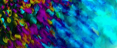 mavi arka plan ile renkli ışıklar