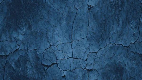 黑色深蓝色纹理背景为设计 浇注粗糙的混凝土表面 有裂缝的粉刷过的旧建筑墙 — 图库矢量图片