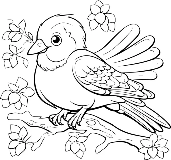 Vector Illustration Coloring Book — Stock Vector