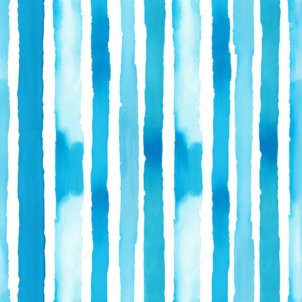 watercolor hand painted background. blue stripes. watercolor stripes.