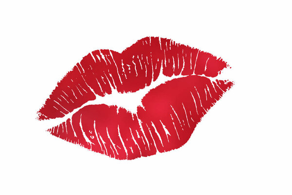 Lippenstift Schmiermuster Isoliert Auf Weißem Hintergrund Creme Make Textur Leuchtend — Stockfoto