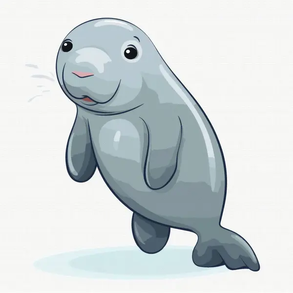 Vektor Illustration Cartoon Seal — Stock vektor