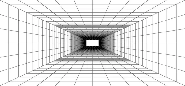 white space with  perspective grid line, 3d rendering