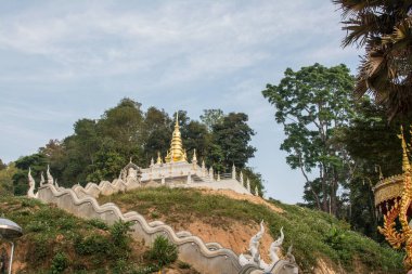 temple in Pang hai village,  Chiang mai ,Thailand.