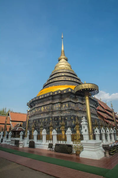 Wat Phra Lampang Luang Tempio Della Provincia Lampang Thailandia — Foto Stock
