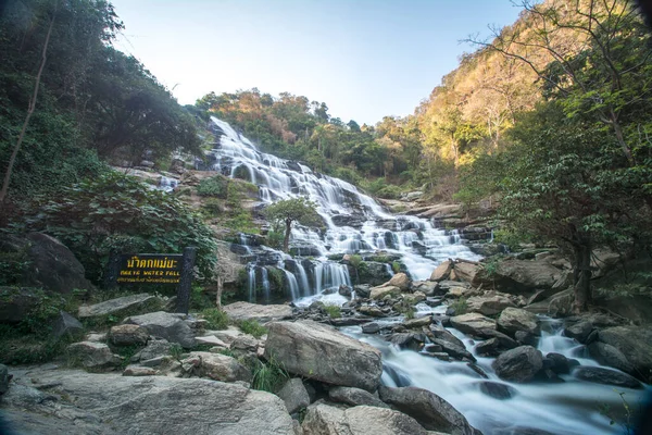Mae Waterfall Doi Inthanon National Park Chiang Mai Thailand — 图库照片