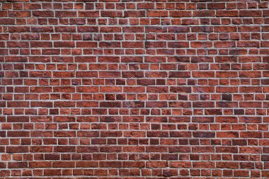 Eski kırmızı tuğla duvarın arka planı