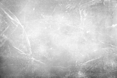 Soyut grunge doku efekti, beyaz zemin üzerindeki parçacık tanecikleri. Grunge ve vintage resim biçimi için çamur örtüsü veya ekran efekti kullanımı