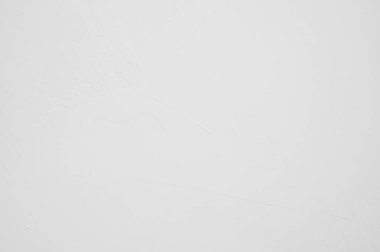 Alçı kapaklı boş beton duvar dokusu tasarımın arka planı için beyaz renk kullanımı.