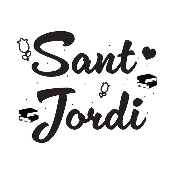 Sant Jordi 23 Nisan, basit tasarım.