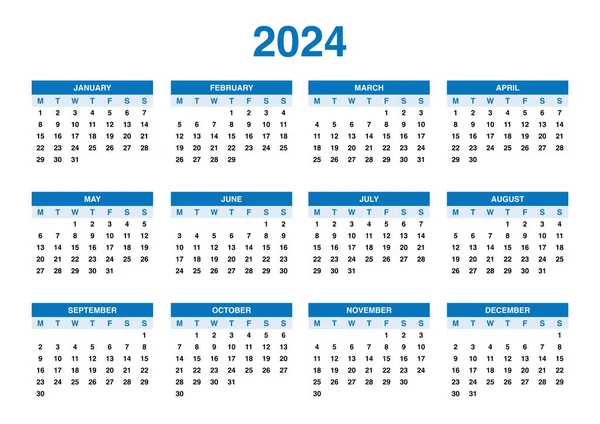 Yıllık manzara takvimi 2024 Pazartesi başlıyor