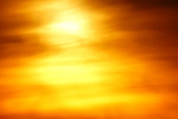 Homályos Fókusz Sunset Narancs Narancs Felhő Kültéri Nyár Természet — Stock Fotó