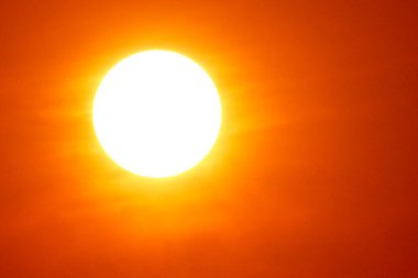 Günbatımı gökyüzü turuncu gökyüzü turuncu bulut açık yaz doğa                               