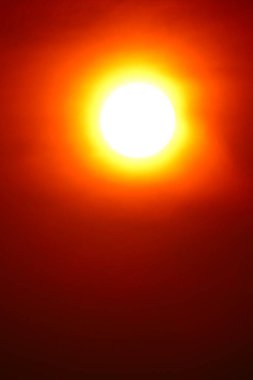 Günbatımı gökyüzü turuncu gökyüzü turuncu bulut açık yaz doğa                               