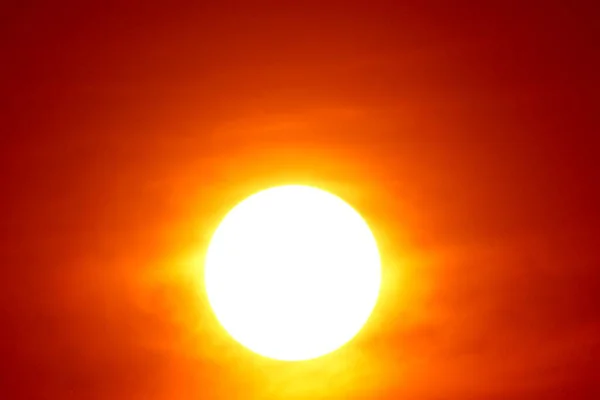 日落天空橙色天空橙色云彩室外夏天自然 免版税图库图片