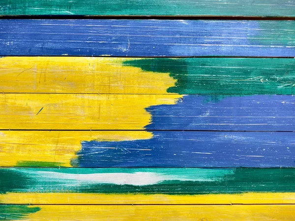 Pintura Acuarela Multicolor Sobre Piel Madera Vieja Madera Textura Natural —  Fotos de Stock